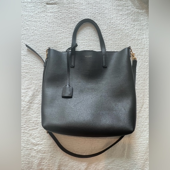Yves Saint Laurent YSL Mini Shopper Tote Black - Picture 1 of 11